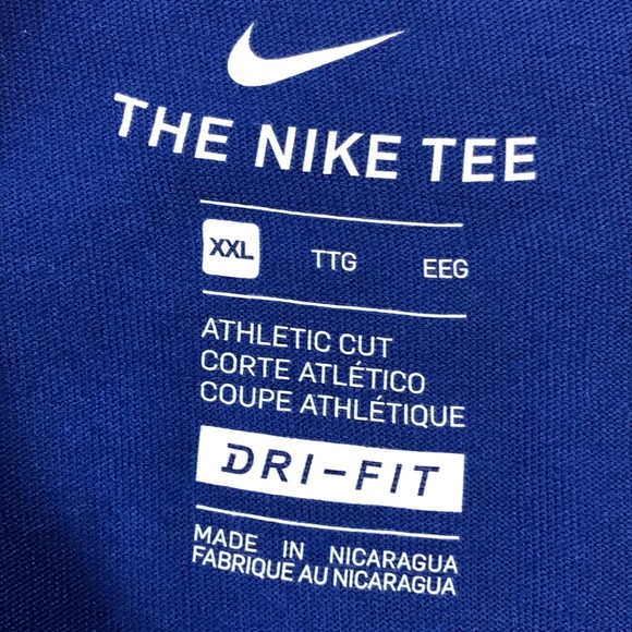 The Nike Tee NFL New York Giants Saquon Barkley #26 Men’s Blue T-Shirt Size XXL - Picture 9 of 9